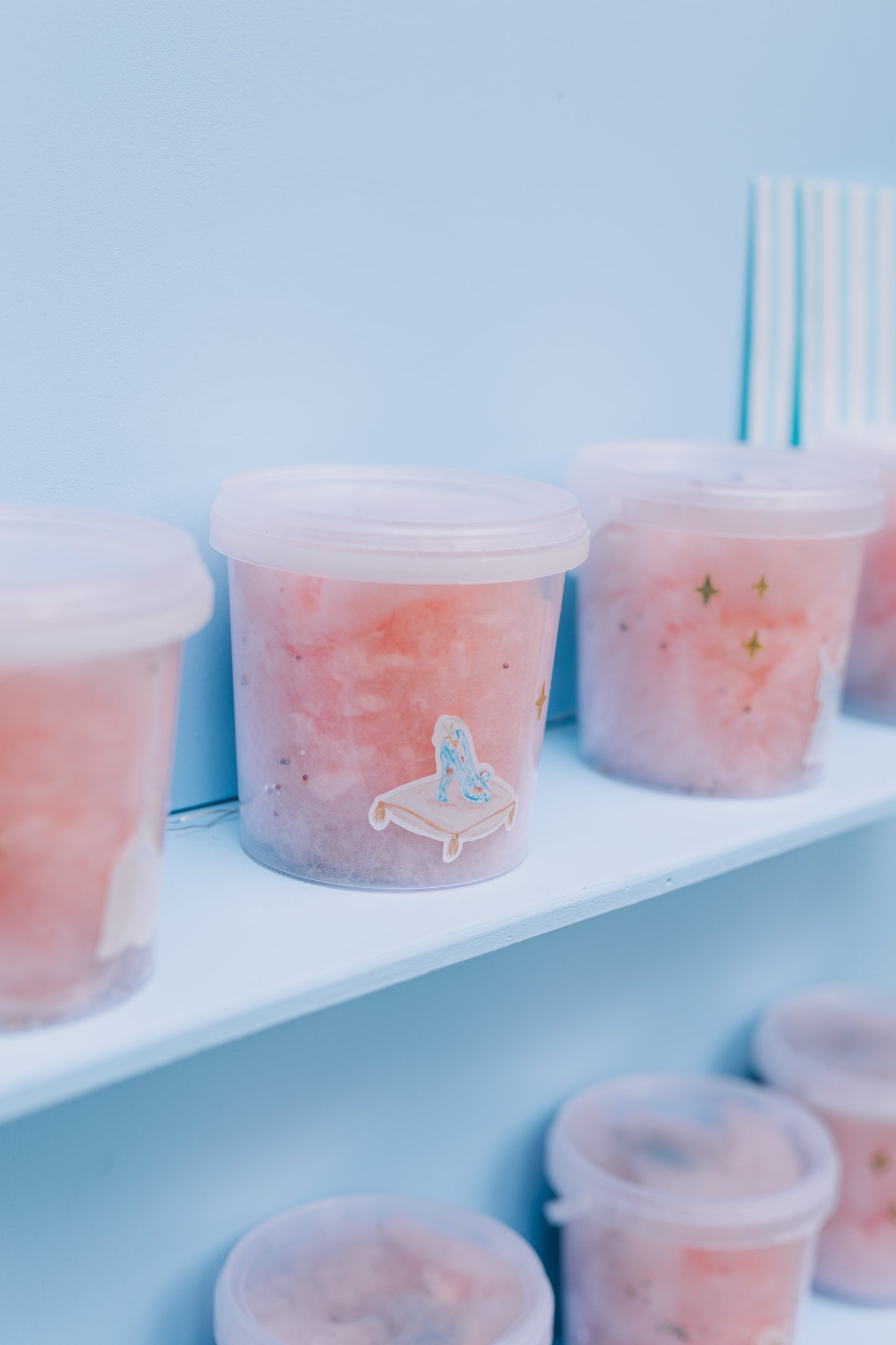 Branded Candy Floss Tub